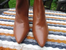 Marks and Spencer tan leather ankle boots used 3.5/36, great condition