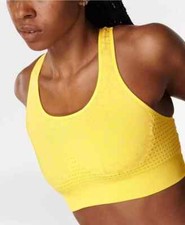 Sweaty Betty Ladies Stamina Work Out Bra Haze Yellow Medium New Sports Bra