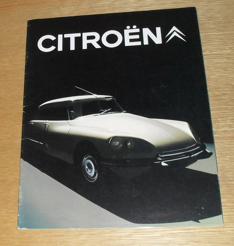 Citroen brochure 1969 1971 - citroen, ds