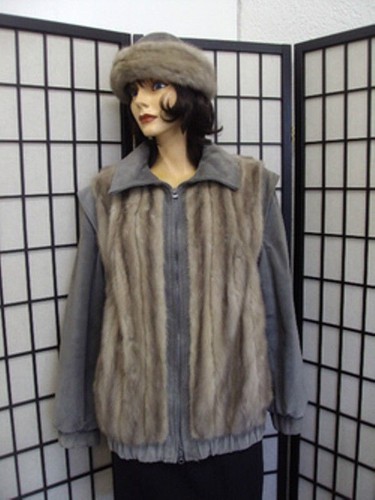 Scrap item sapphire mink fur - mink,