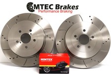 Rear Brake Discs & Pads Compatible With Subaru Impreza WRX STi 01-05 5x100mm PCD