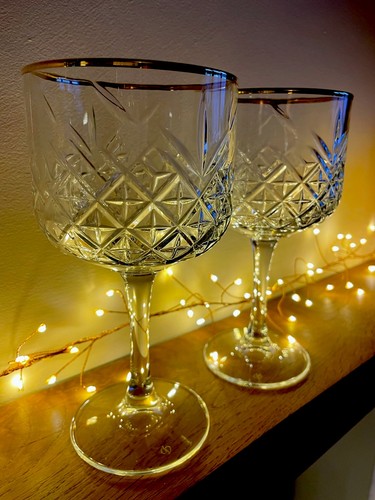 Gold rim timeless vintage - x,