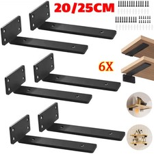 6Pcs Heavy Duty Black Cast