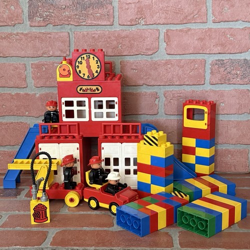 Vtg lego duplo fire station - vtg,