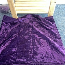 Cushion Cover 60 cm The Night Range Crushed Velvet Aubergine Purple Set Of 4