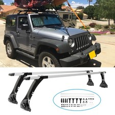 For Jeep Wrangler JK JL Gladiator 07-25 Roof Rack 63" Cross Bar Luggage Carrier