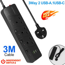 3M Extension Lead with 1*USB C