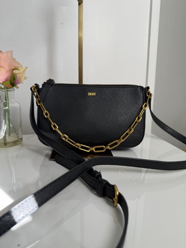 Dkny black saffiano leather - saffiano,
