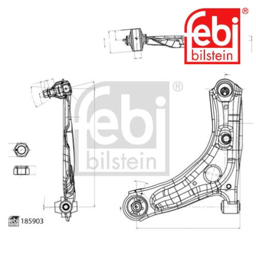 Control trailing arm - control/trailing, arm,
