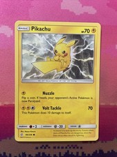 Pokemon Card Pikachu Cosmic Eclipse Common 66/236 Near Mint