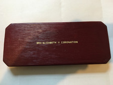 1953 Queen Elizabeth II Coronation 10 Coin Set, boxed.