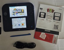 Nintendo 2DS Black/Blue Console Mario Bros 2 & Tomodachi Life AEM12125761 1