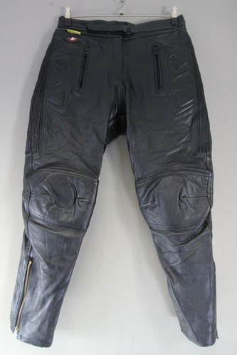 Akito black leather biker - black,