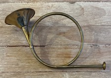 Vtg Brass French Horn 12"