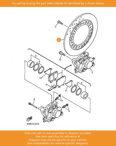 Yamaha disk rear brake 2 - yamaha,