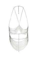 MUGLER X H&M SEXY SILVER TONE BODY CHAIN COSTUME JEWELLERY SMALL-MEDIUM BNWT