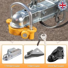 High Security Hitch Lock Caravan Trailer Hitch Coupling Tow Ball Lock Universal