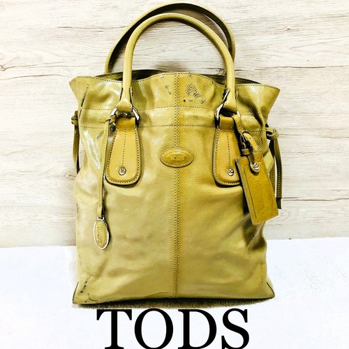 Tod mustard yellow leather - tod’s,