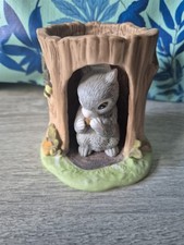 Woodland Surprises: Squirrel Franklin Porcelain 1984