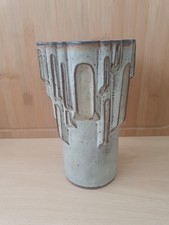Shelf Pottery Halifax Vase Absteact MCM Brutalist Style - 1970s - 22cm Tall