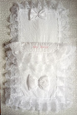 DOLLS PRAM SET BRODERIE