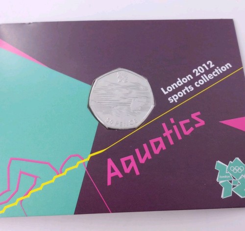 2011 50p aquatics carded - 50p,