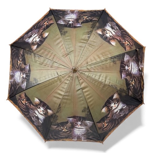 Vintage cat umbrella - vintage,