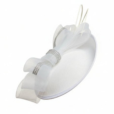 Ladies Diamante Bow Fascinator