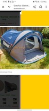 Quechua 2 Seconds XXL 3 Person Tent Pop Up With Porch Excellent Condition