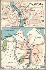 Inverness city town map plan