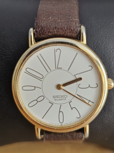 Seiko gold plated quartz - plated,