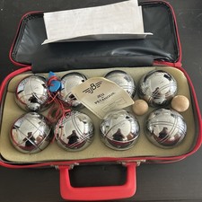 Boules Petanque Set 2 Wooden jacks