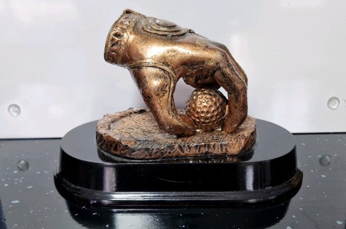 Vintage bronze effect golf - "vintage,