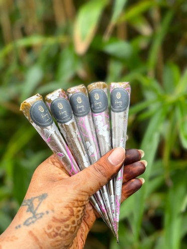 Fresh organic henna cones 15g - cones,