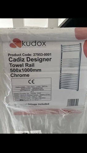 Chrome finish designer towel - designer,