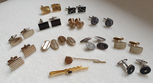 Job lot pairs cufflinks - lot, 10