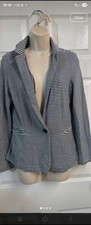 Ladies Striped Blazer Jacket