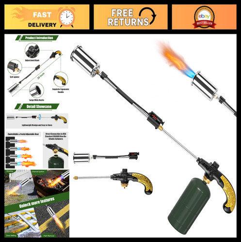 Adjustable propane torch weed - torch,