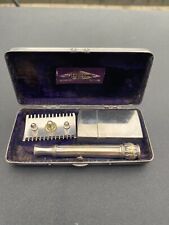 Vintage 1914 Gillette “Pocket Edition” Open Comb Safety Shaving Set