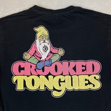 Crooked Tongues T Shirt Black