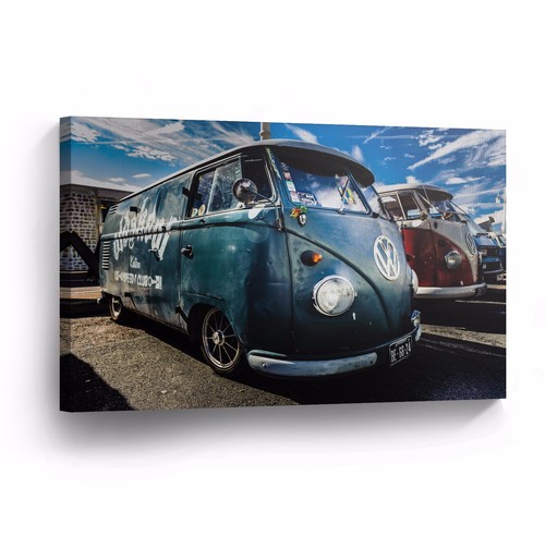 Canvas wall art photo - print, vw