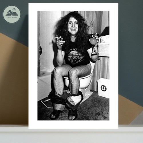 Ozzy osbourne bathroom poster - ozzy,