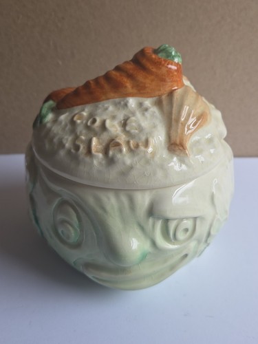 Sylvac coleslaw face pot - sylvac,