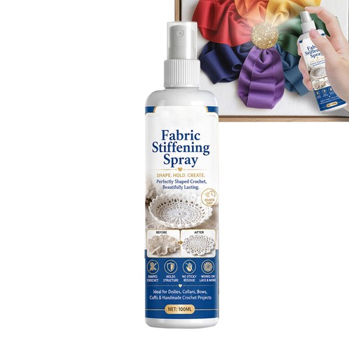 Fabric stiffener spray 100ml - fabric,