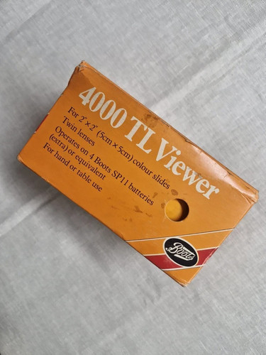 Vtg boots 4000 slide viewer - boots,