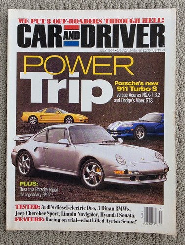 Car and driver magazine july - magazine,
