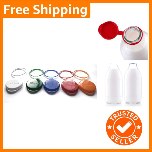 Reusable milk bottle caps - reusable,