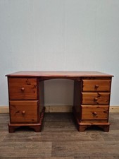 PINE Office Desk Wooden Office Table Writing Desk Study Table Computer Desk