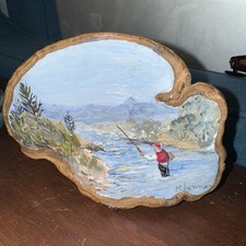 Artist Signed Fly Fisherman