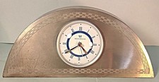 WEDGWOOD PEWTER CLOCK IN FULL